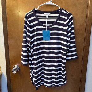 Market & Spruce Zansia French Terry Knit Top